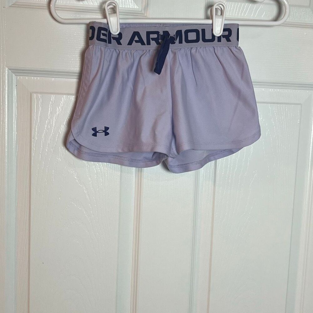 Under Armour Girls Athletic Shorts Youth Small (YSM)